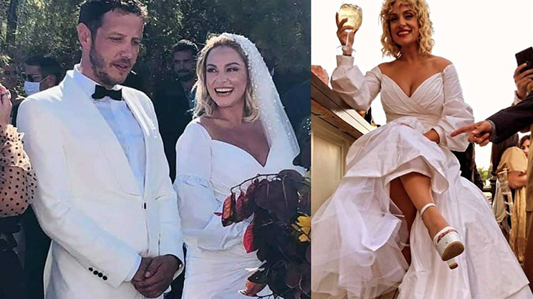 Ελεωνόρα Ζουγανέλη: Οι λεπτομέρειες των εντυπωσιακών νυφικών της