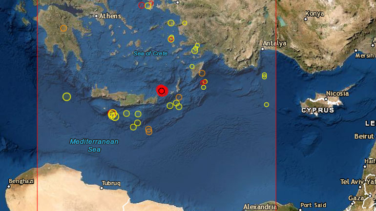 Νέα σεισμική δόνηση 5,2 Ρίχτερ στην Κρήτη – Τι λέει ο σεισμολόγος Γερ. Χουλιάρας