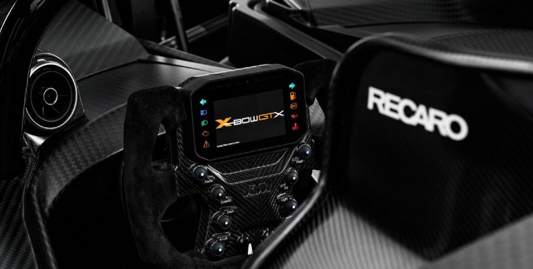 Όλες οι πληροφορίες και οι χειρισμοί βρίσκονται στο τιμόνι του X-BOW