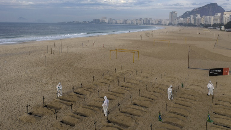 Covid-19: Ξεπέρασαν τους 150.000 οι νεκροί στη Βραζιλία