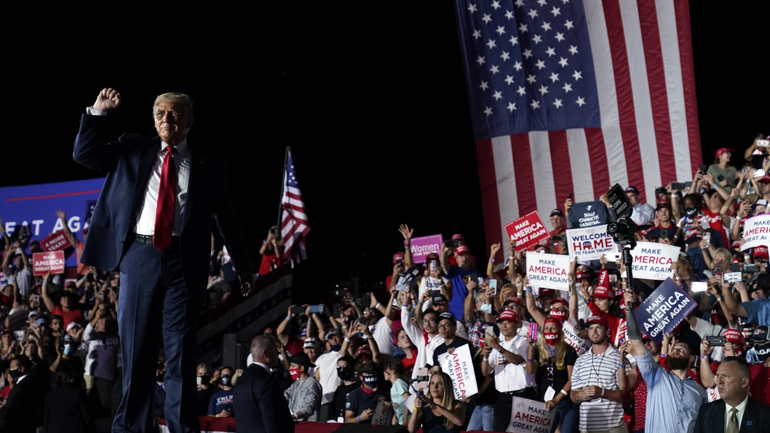 ΗΠΑ: Προεκλογική συγκέντρωση Τραμπ στη Φλόριντα