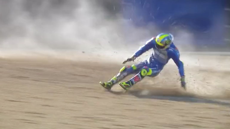 MotoGP: Σηκώθηκε όρθιος κατά την πτώση