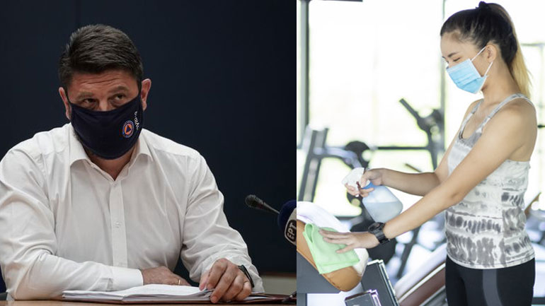 Διευκρινήσεις Χαρδαλιά για τη χρήση μάσκας στα γυμναστήρια
