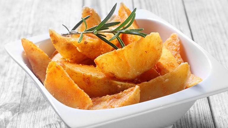 Μόνο έξι τηγανητές πατάτες ανά μερίδα;