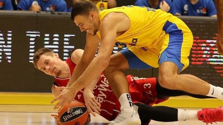 Euroleague: «Μπαμ» της Μπάγερν στο Τελ Αβίβ, νίκησε 85-82 τη Μακάμπι
