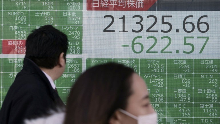 Πτωτικές τάσεις στο χρηματιστήριο του Τόκιο