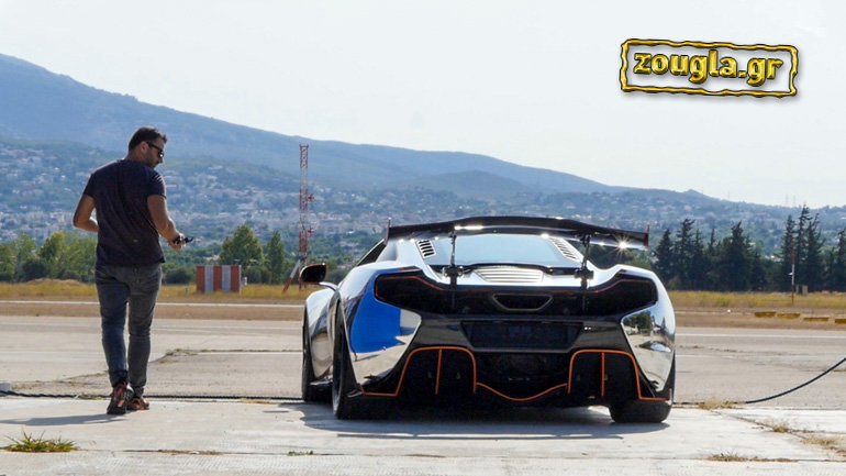 Μπαίνουμε στο στρατιωτικό αεροδρόμιο Τατοΐου με McLaren 1.400 ίππων…