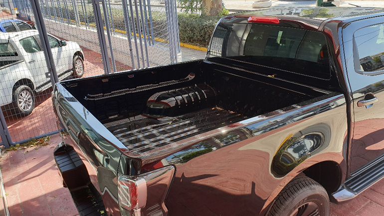 Ο χώρος της καρότσας...