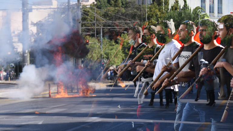 Επεισόδια στο εκπαιδευτικό συλλαλητήριο