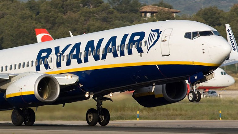Ryanair: Μειώνει τη συχνότητα πτήσεων στο 40% του προηγουμένου έτους