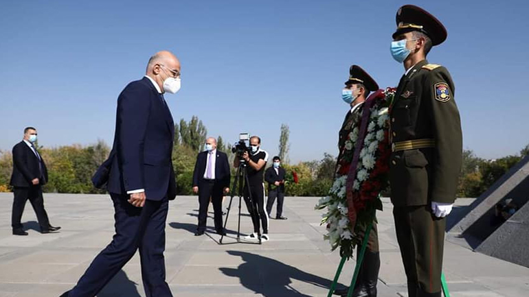 Επίσκεψη του Νίκου Δένδια στην Αρμενία – Στο επίκεντρο ο πόλεμος και οι εξελίξεις στη Μεσόγειο