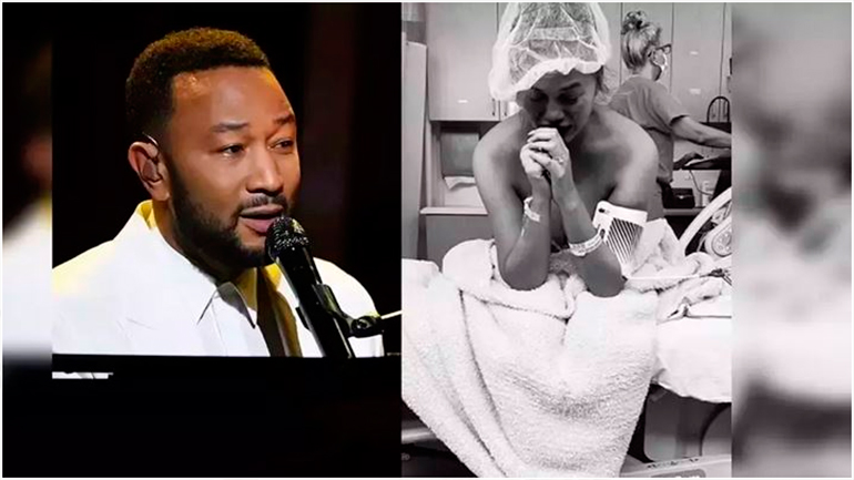 Η συγκινητική στιγμή που ο John Legend αφιερώνει ένα τραγούδι στην Chrissy Teigen για τον χαμό του μωρού τους