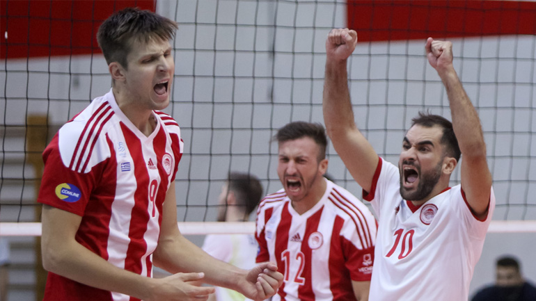 Βόλεϊ: Άνετα στους ημιτελικούς του Λιγκ Καπ «Νίκος Σαμαράς» ο Ολυμπιακός