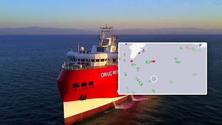 Δείτε πού βρίσκεται τώρα το Oruc Reis