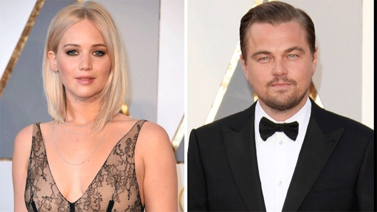 Η Τζένιφερ Λόρενς και ο Λεονάρτο ΝτιΚάπριο στην ταινία «Don’t Look Up»