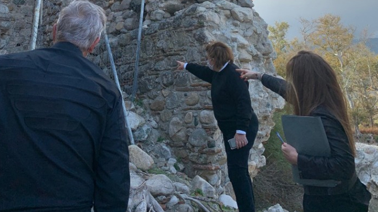 Αυτοψία Μενδώνη στον Πύργο του Φονιά στη Σαμοθράκη