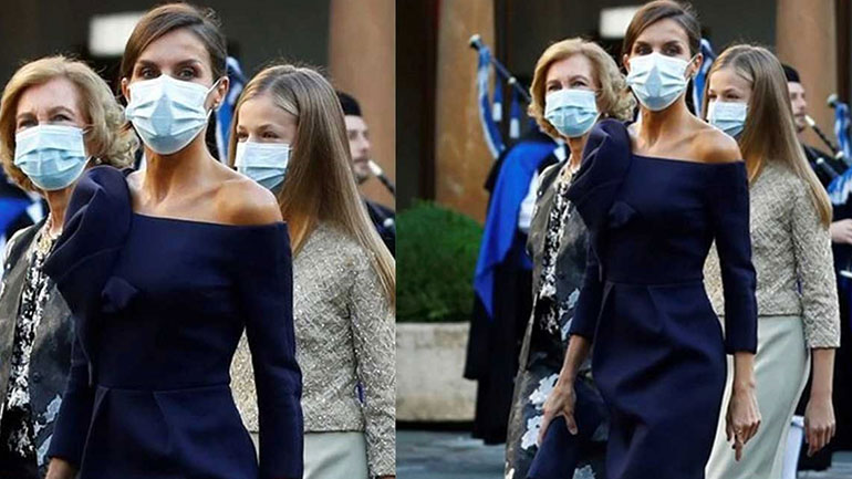 Βασίλισσα Λετίσια: Μαγνήτισε τα βλέμματα με total blue look στα «Princess of Asturias Awards»