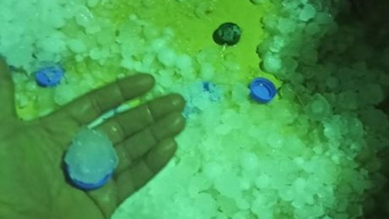 Σοβαρές καταστροφές στο Ηράκλειο από τη χαλαζόπτωση