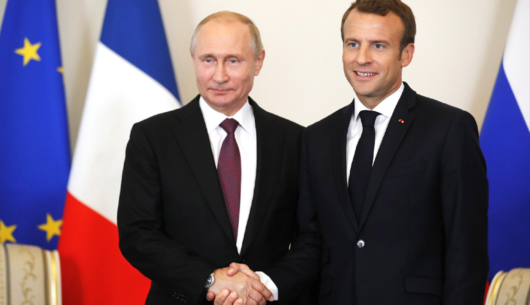 Τηλεφωνική συνομιλία Πούτιν – Μακρόν για την κατάσταση στο Ναγκόρνο Καραμπάχ