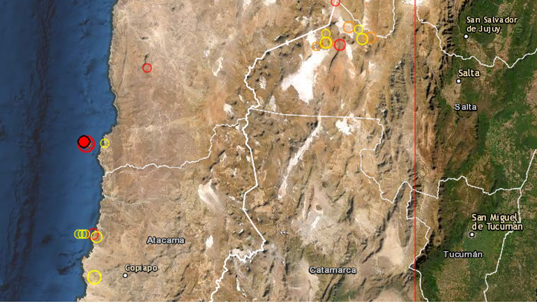 Σεισμική δόνηση 5,6 Ρίχτερ στη Χιλή