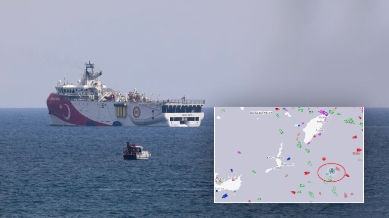 Ρότα προς το Καστελόριζο ακολουθεί το Oruc Reis