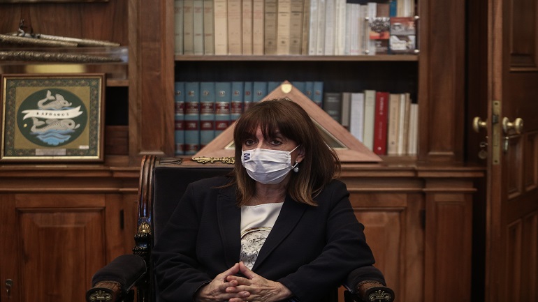 «Ταραξία» χαρακτήρισε η Σακελλαροπούλου την Τουρκία