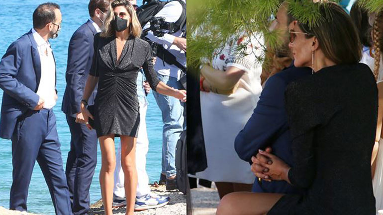 Πάνος Μουζουράκης – Τζίνα Βαρελά: Λαμπερή εμφάνιση για το ερωτευμένο ζευγάρι