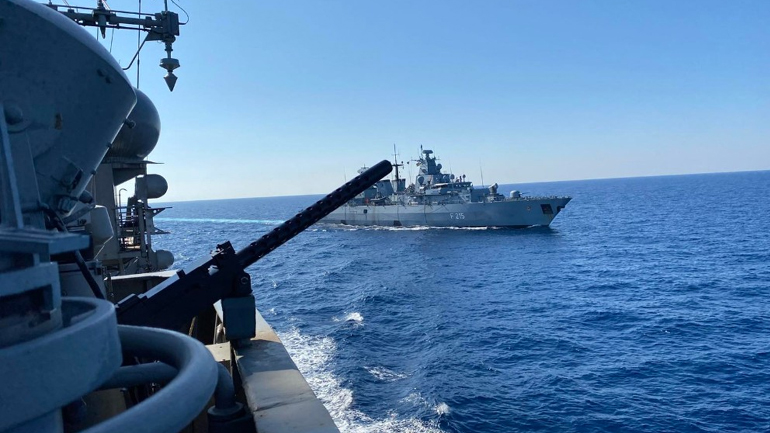 Μεταξύ Λέσβου και Χίου ελληνική και γερμανική φρεγάτα στο πλαίσιο συνεκπαίδευσης