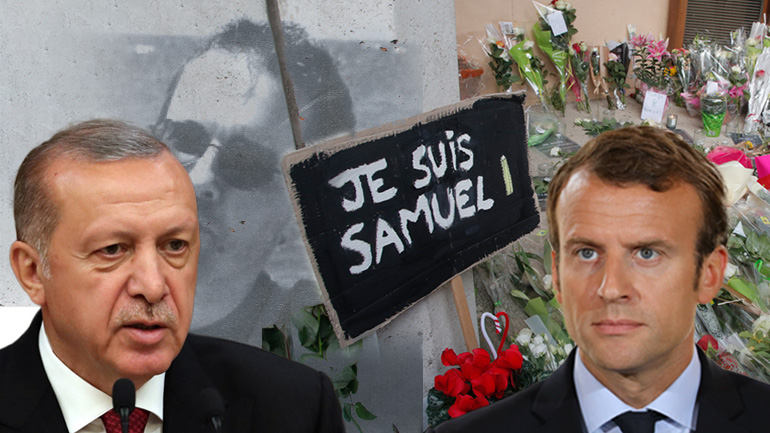 Μετωπική επίθεση Ερντογάν κατά Μακρόν