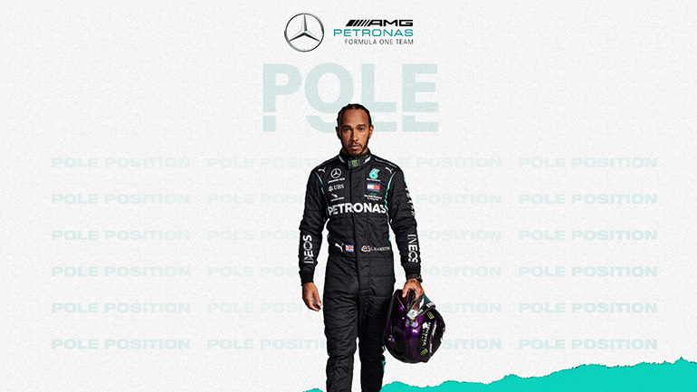 O Lewis Hamilton κατέκτησε την 97η Pole Position της καριέρας του και... συνεχίζει
