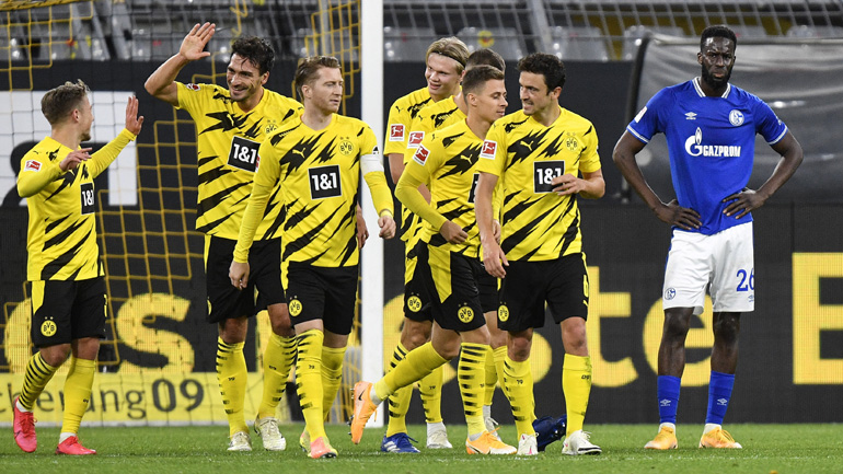 «Κιτρινόμαυρο» το ντέρμπι του Ρουρ, 3-0 η Ντόρτμουντ τη Σάλκε