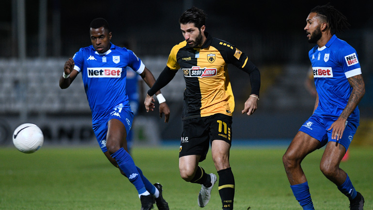 Νικήτρια στα Γιάννενα η ΑΕΚ, 1-0 τον ΠΑΣ