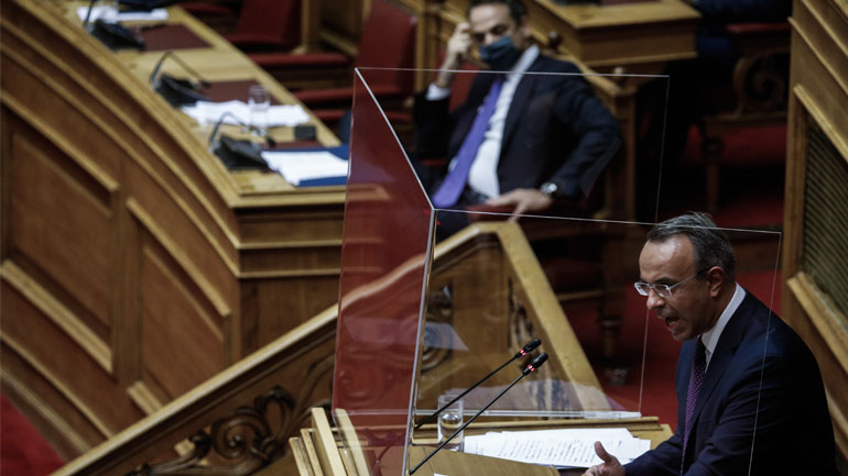 Καταψηφίστηκε η πρόταση μομφής κατά του Χρήστου Σταϊκούρα Καταψηφίστηκε η πρόταση μομφής κατά του Χρήστου Σταϊκούρα