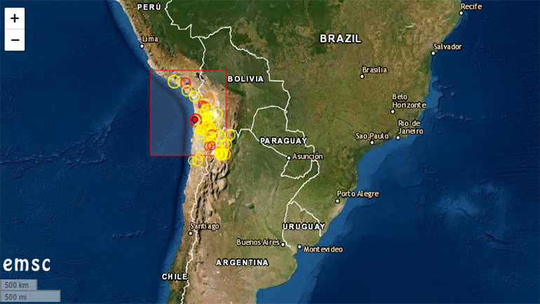 Σεισμός 5,4 Ρίχτερ στην Χιλή
