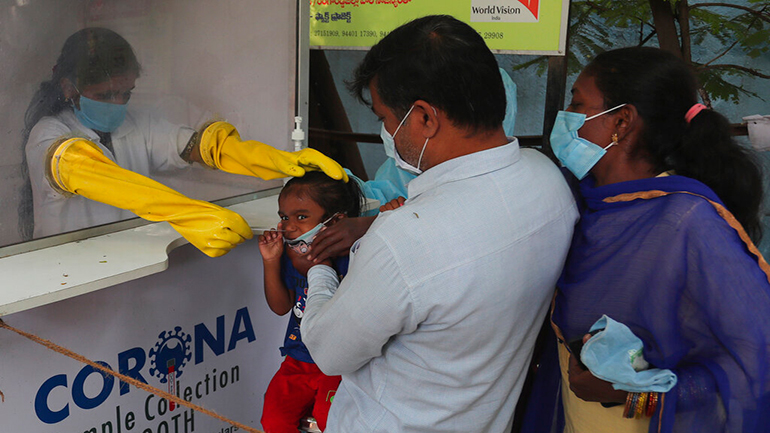 Ινδία: 45.148 κρούσματα και 480 θάνατοι σε 24 ώρες