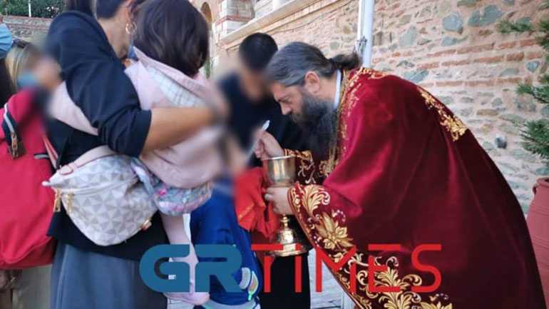 Θεσσαλονίκη: Συνωστισμός και μικροεντάσεις στον ναό του Αγ. Δημητρίου