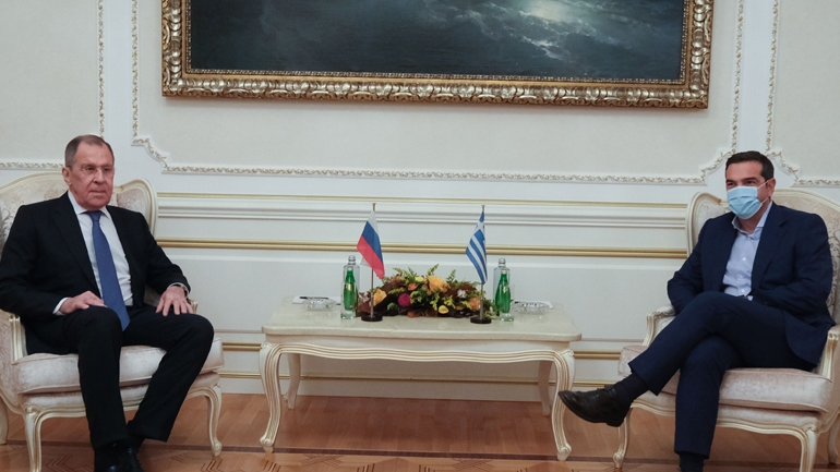 Τσίπρας σε Λαβρόφ: Άμεσος τερματισμός της τουρκικής επιθετικότητας