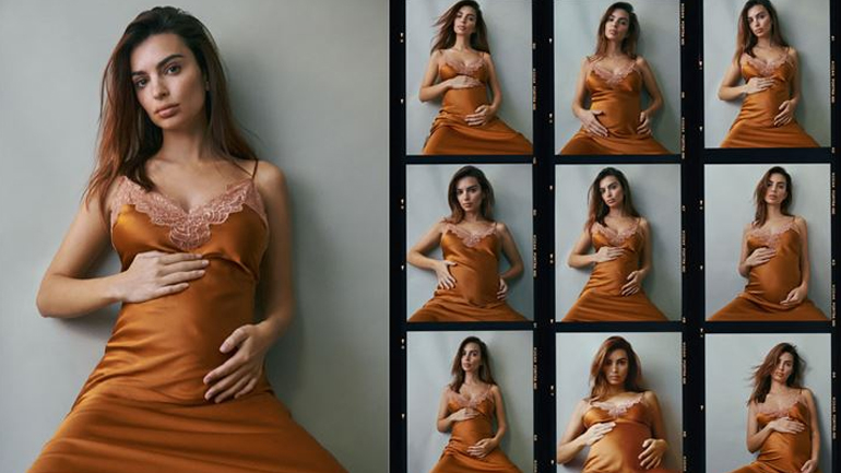 Η Emily Ratajkowski φωτογραφίζεται για τη Vogue στους πρώτους μήνες της εγκυμοσύνης της