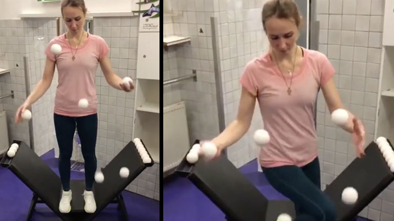 Φοβερή ζογκλέρ!