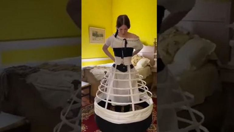 Φόρεμα για κηδεία το 1850