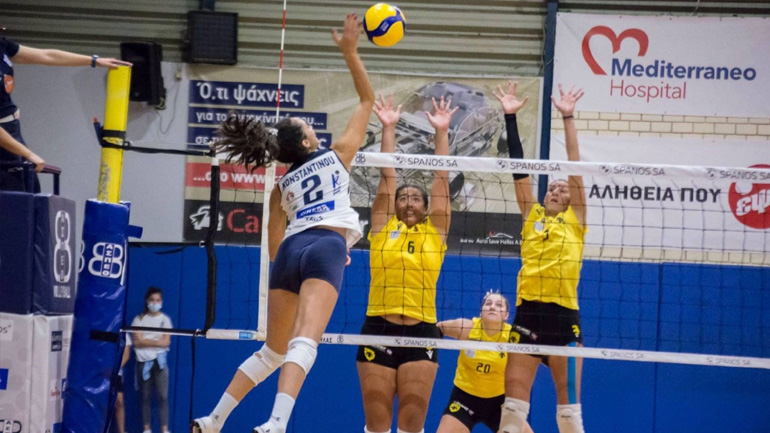 Volley League Γυναικών: Η Μανωλίνα Κωνσταντίνου MVP της 3ης αγωνιστικής