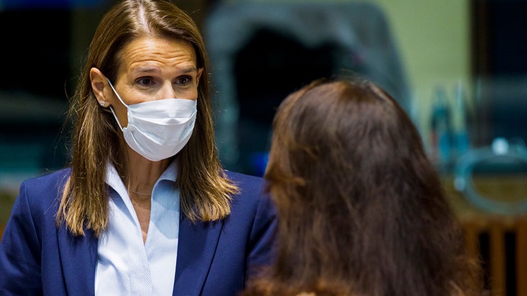 Βγήκε από την εντατική η υπουργός Εξωτερικών του Βελγίου