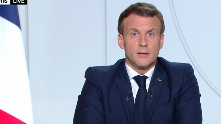Διάγγελμα Μακρόν για τον κορωνοϊό – Ολικό lockdown στη Γαλλία από την Παρασκευή