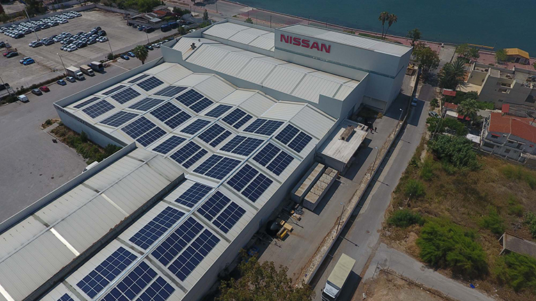 Η επένδυση των φωτοβολταϊκών στις εγκαταστάσεις του Ασπρόπυργου έχουν ονομαστική ισχύ 226kW.