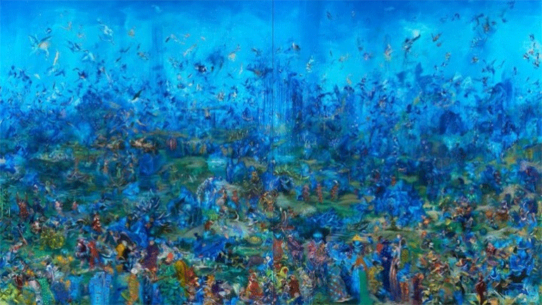 «Πέρα από τη θάλασσα» με τον χρωστήρα του Ιρανού Αλί Μπανισάντρ στο Μουσείο Μπενάκη