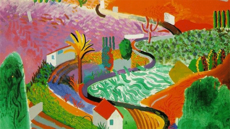 Tοπίo του Ντέιβιντ Χόκνεϊ θα πωληθεί σε δημοπρασία