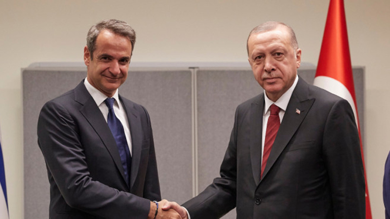 Τηλεφωνική επικοινωνία Μητσοτάκη-Ερντογάν μετά τον σεισμό