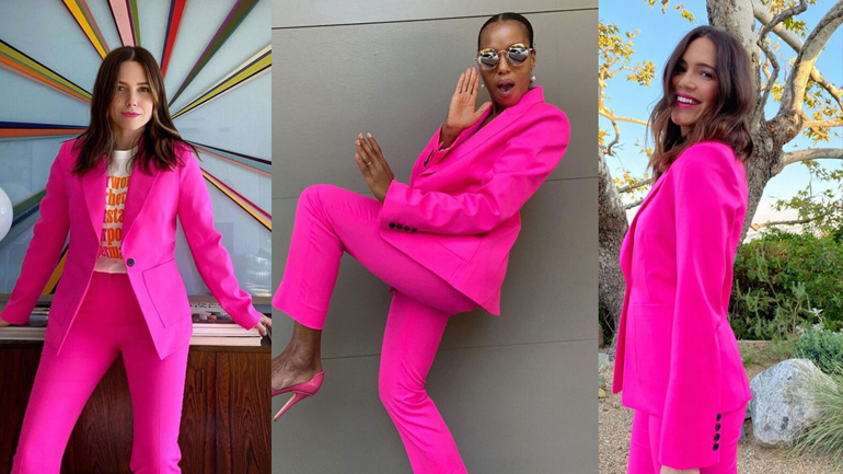 Γιατί το Instagram κατακλύστηκε από φωτογραφίες των celebrities με ροζ κουστούμι;