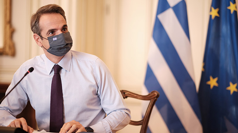 Στη Σάμο ο πρωθυπουργός Κυριάκος Μητσοτάκης