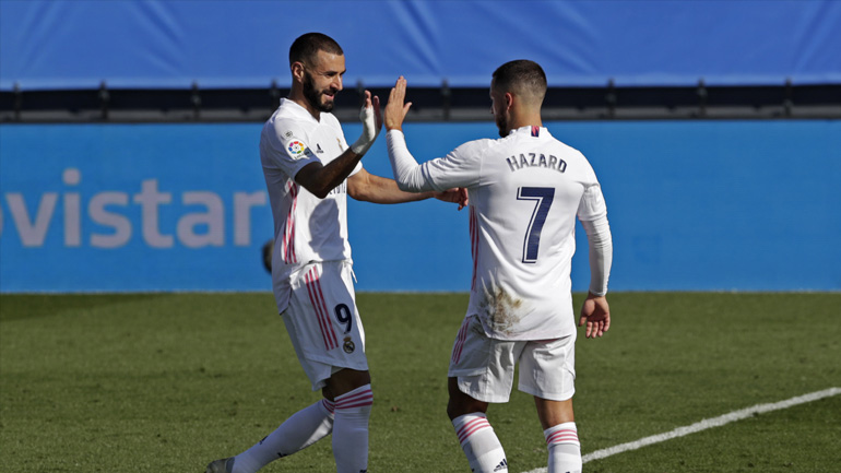 Ισπανία: Άνετη νίκη (4-1) για τη Ρεάλ κόντρα στην Ουέσκα του Σιόβα, σκόραρε ο Αζάρ